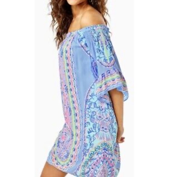 NWT Lilly Pulitzer Fawna Off Shoulder Tunic Dress - Picture 3 of 8